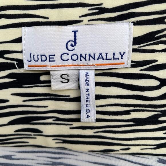 Jude Connally Women Sheath Dress Boat Neck 3/4 Sleeve Pullover Cream Black Small - Picture 6 of 8